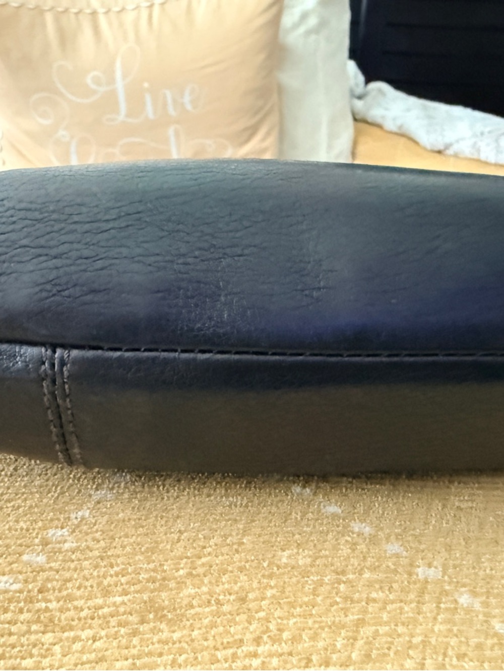 COACH Madison large Black Leather Wristlet - Picture 3 of 7